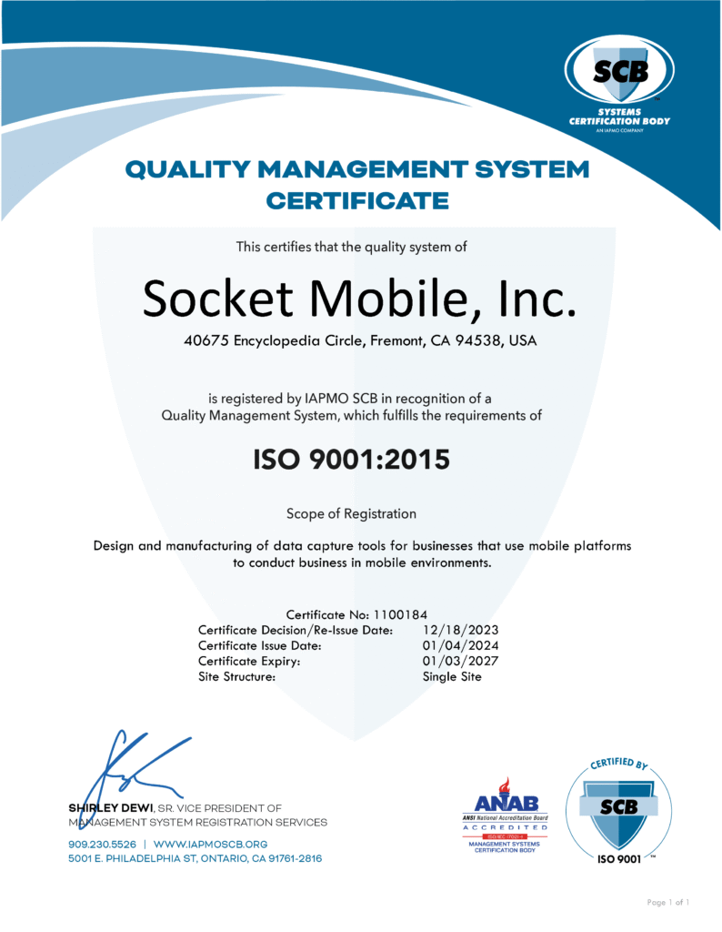 iso 9001 certification 1